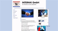 Desktop Screenshot of internik.eu