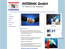 Tablet Screenshot of internik.eu